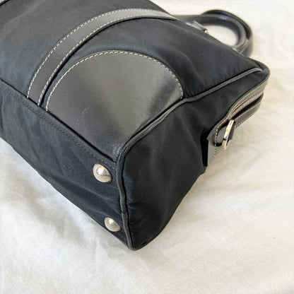 Prada Black Nylon Top Handle Bag