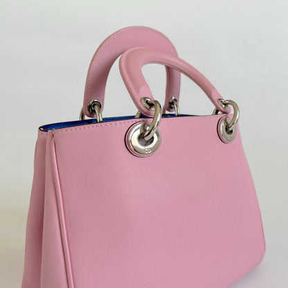 Dior Pink Leather Mini Diorissimo Tote