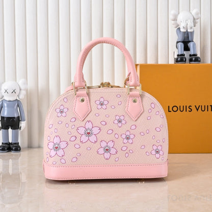 LOUIS VUITTON X TAKASHI MURAKAMI ALMA BB PINK 25CM M13104