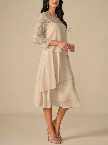 Multi-layered Chiffon Temperament Party Dress