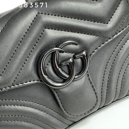 Gucci Marmont Mini Top Handle Bag  8″W X 6″H X 3″D