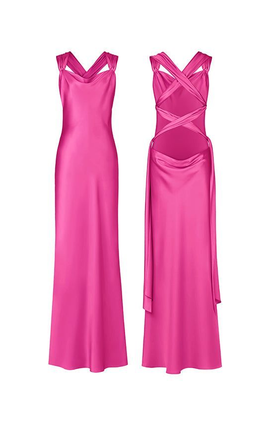 Hot Pink Long Prom Dress New Arrive Party Dress Evening Dress   fg7973