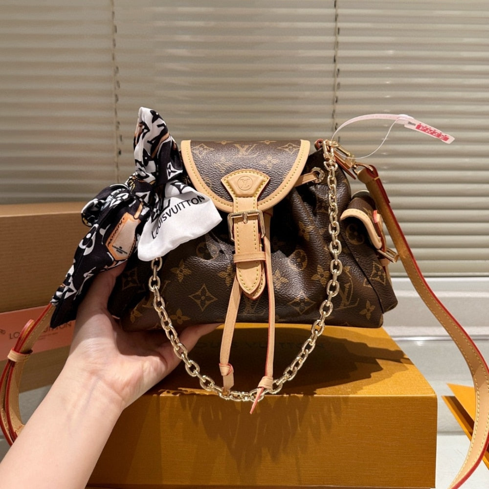 LV ODYSSEY BAG MONOGRAM BROWN 27CM M25085