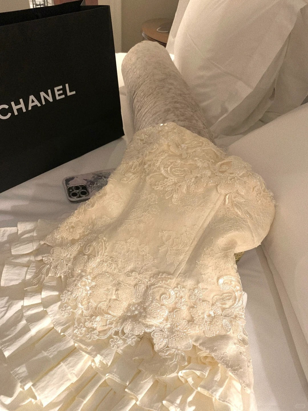 Ivory Lace Short Party Dress Cocktail Dresses Homecoming Dress     cg25699