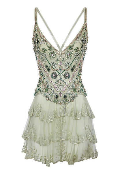 Vintage A line Spaghetti Straps Formal Homecoming Dress Middle School Hoco Dresses Birthday Outfits    cg25823