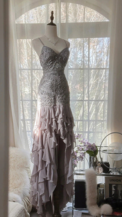 Vintage Evening Dresses, Sleeveless Long Party Gowns  cg25519