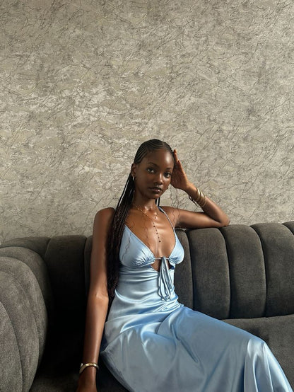 Blue Sexy Long Prom Dresses New Arrive Party Dress Evening Dress   fg7896