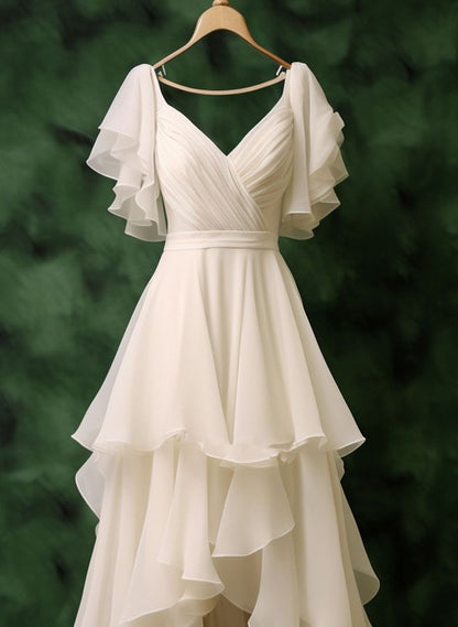 Chiffon High Low Formal Dress Prom Party Evening Dresses     fg7678