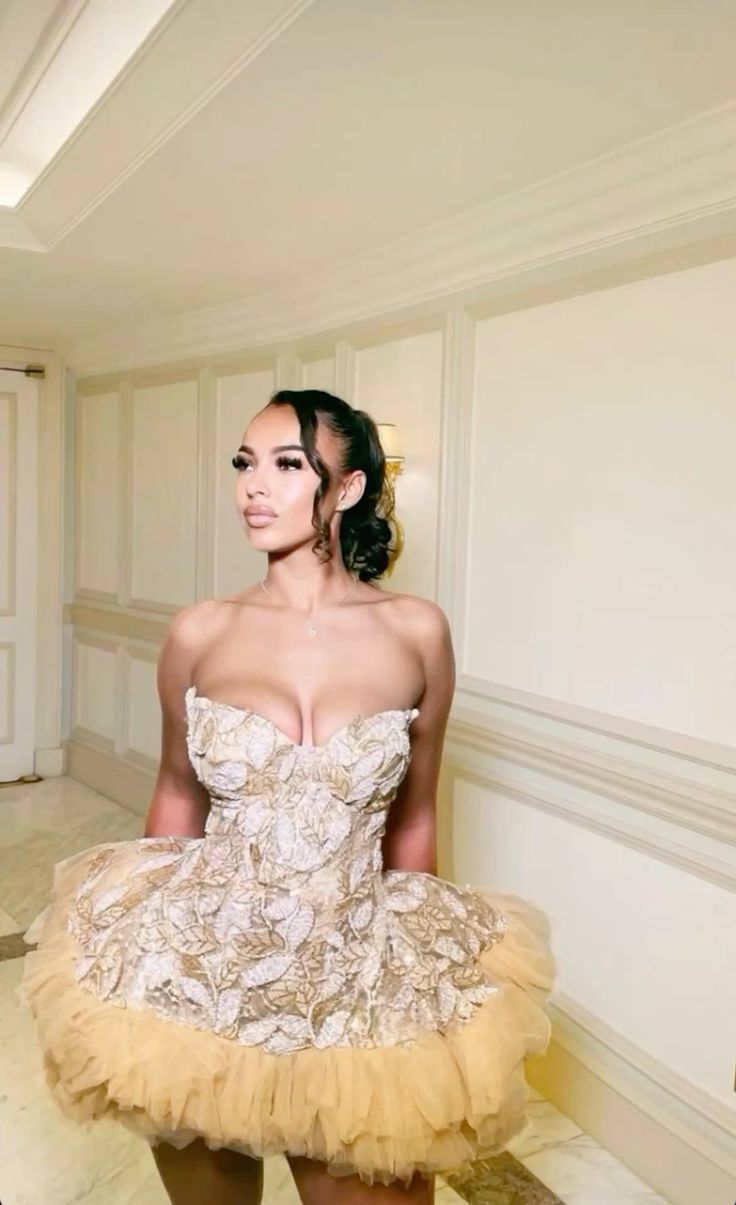 Cute Ball Gown Sweetheart Gold Sleeveless Mini Short Formal 8th Grade Homecoming Dresses     cg25778