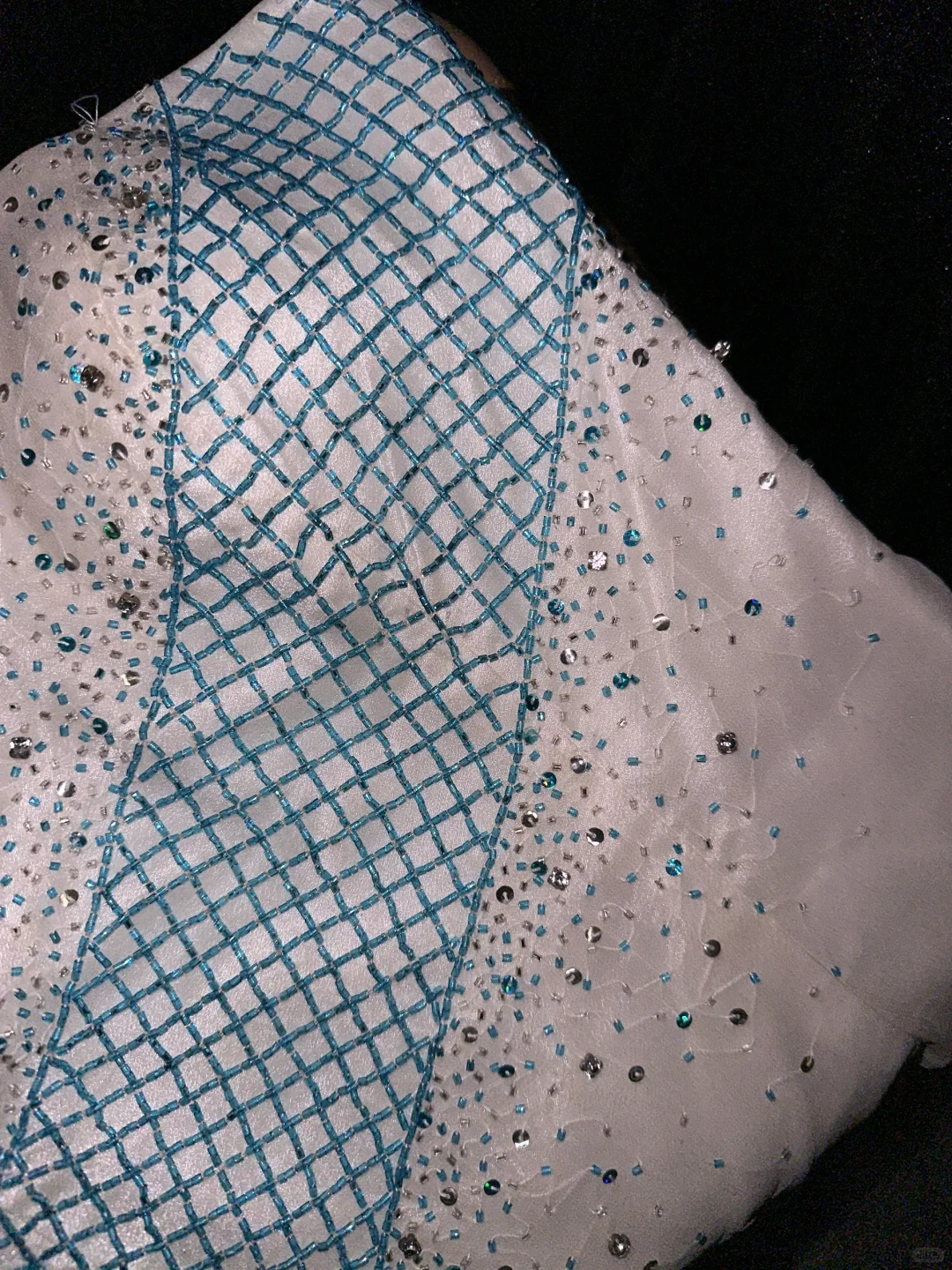 Vintage Mermaid Sweetheart Neck Beaded Layered Chiffon Tulle Long Prom Dress Evening Dress SH3080