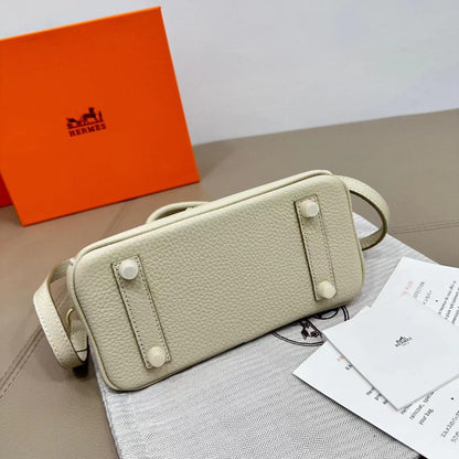 H BIRKIN 25 TOGO WHITE GOLD HARDWARE