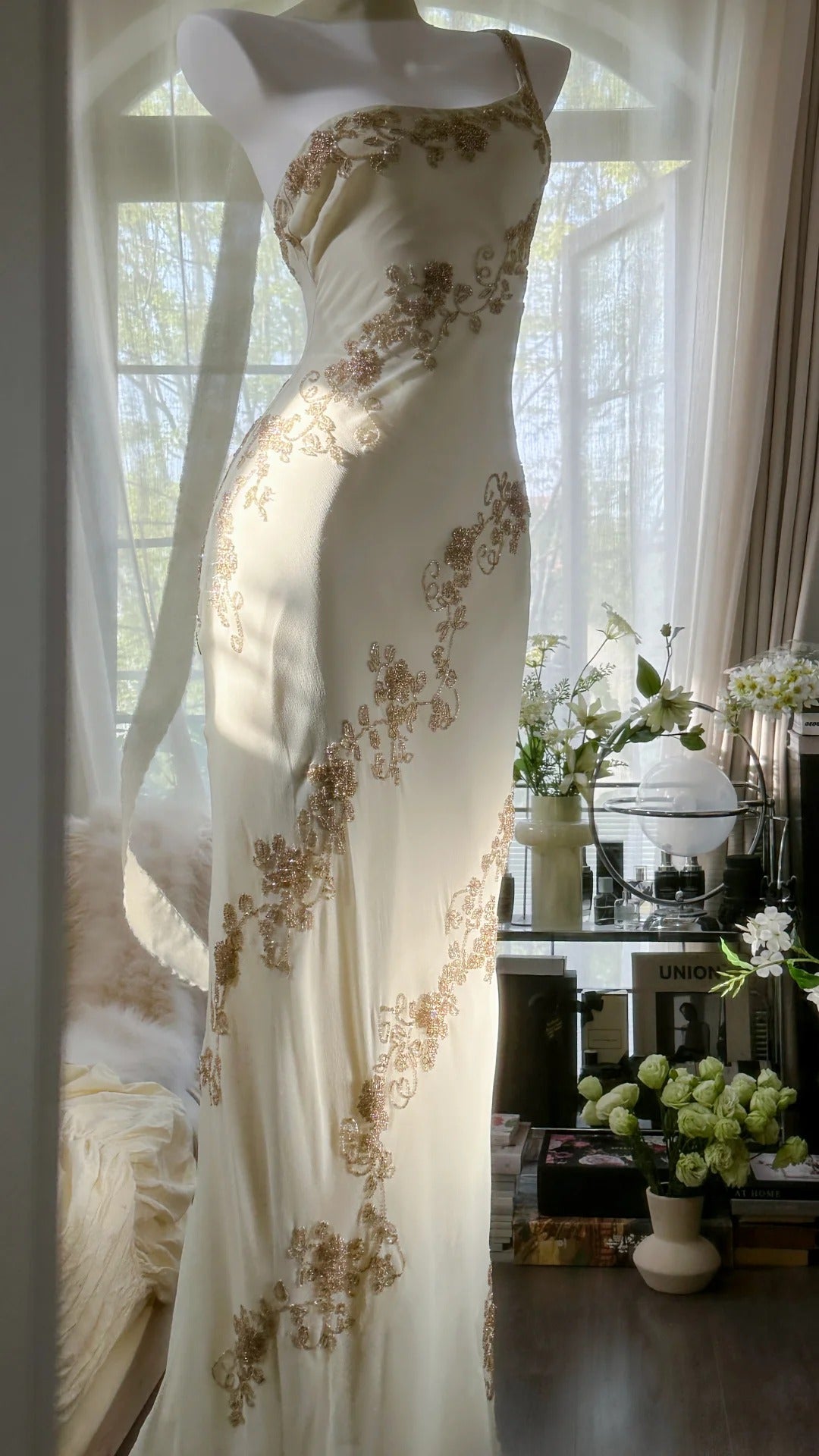 Vintage Evening Dresses, Unique Sleeveless Party Gowns  cg25528