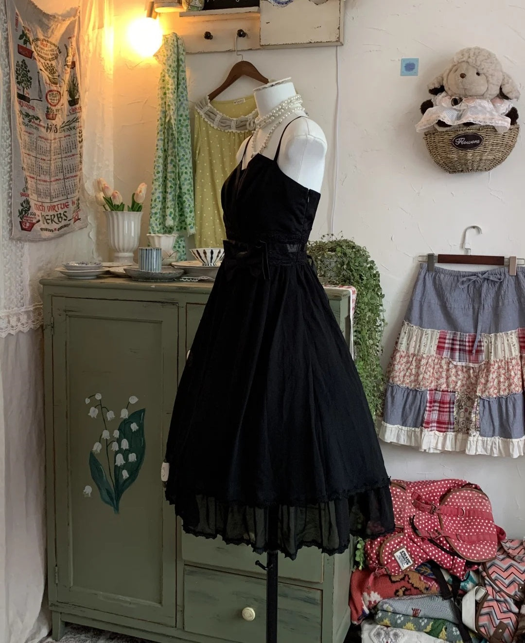 Black sweet cute short chiffon exquisite lace bow tie homecoming dress evening dress birthday party dress prom dress ball gown gh3922