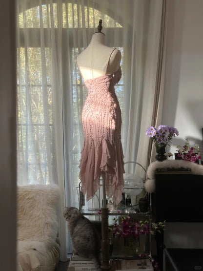 Pink Short Party Dress Short Evening Dress      cg25511