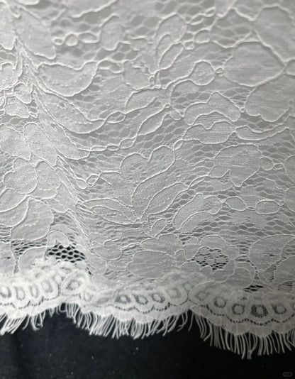 White Retro Fashion Sweetheart Neck Elegant Exquisite Lace Long Lace Tulle Floor Length Trailing Ball Gown Evening Gown Prom Gown Wedding Dress gh3873