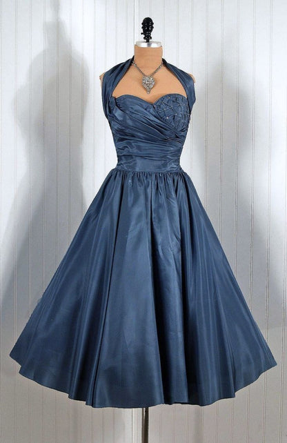 A Line Navy Short Party Gown Homecoming Dress      cg25467