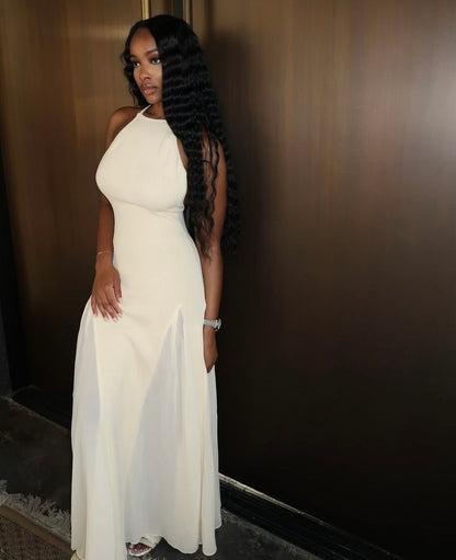 White Long Prom Dress New Arrive Party Dress Evening Dress   fg7975