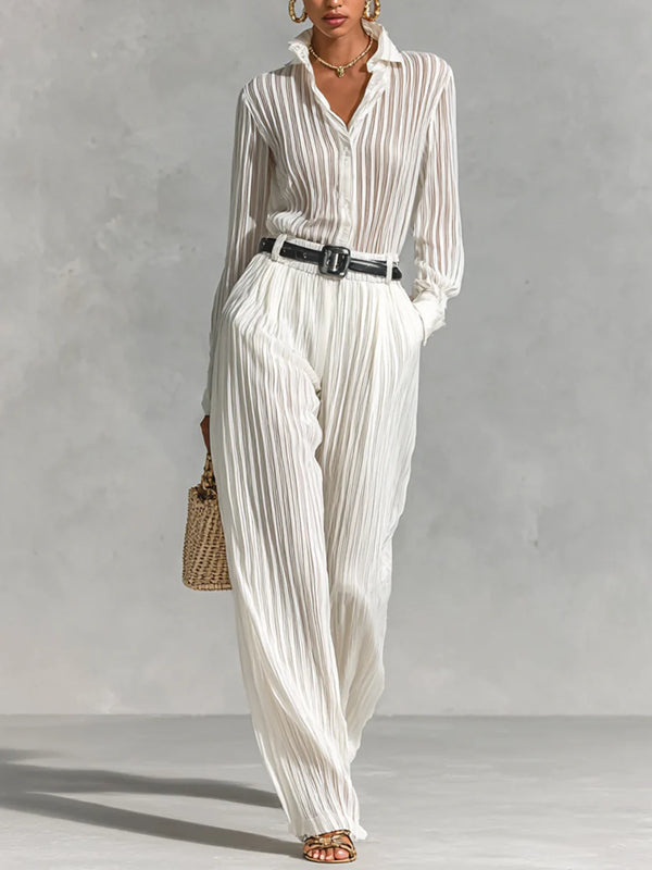 Temperament Casual Elegant Ladies Two Piece Suit