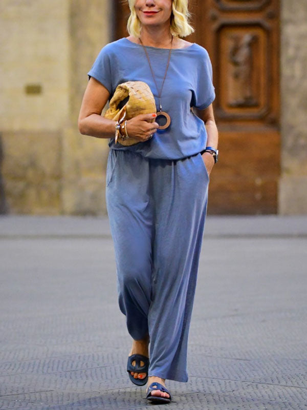 Street Photography Short Sleeve Women's Suits