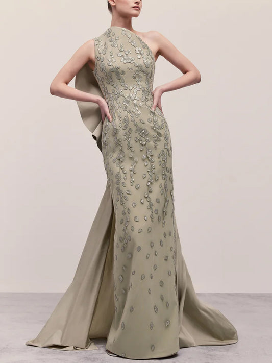 Solid Color Sleeveless Maxi Dress