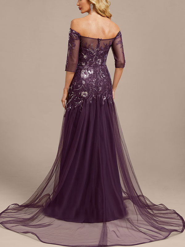 Mermaid Off-the-shoulder Tail Evening Dress