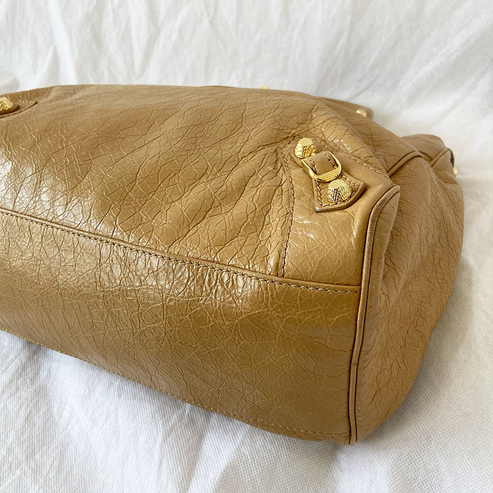 Balenciaga Classic Velo Tan City Bag
