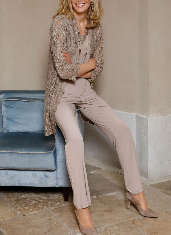 Floral Lace Wedding Party Women's Sets