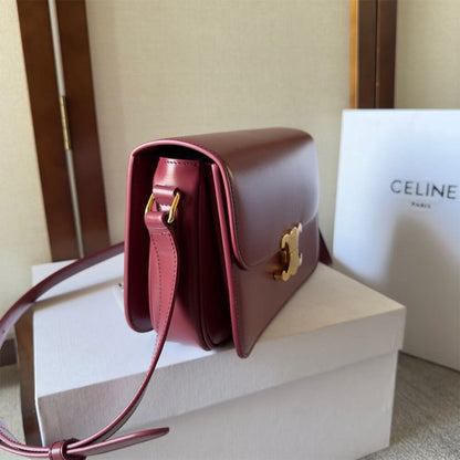 CELINE CLASSIQUE TRIOMPHE BAG in shiny calfskin