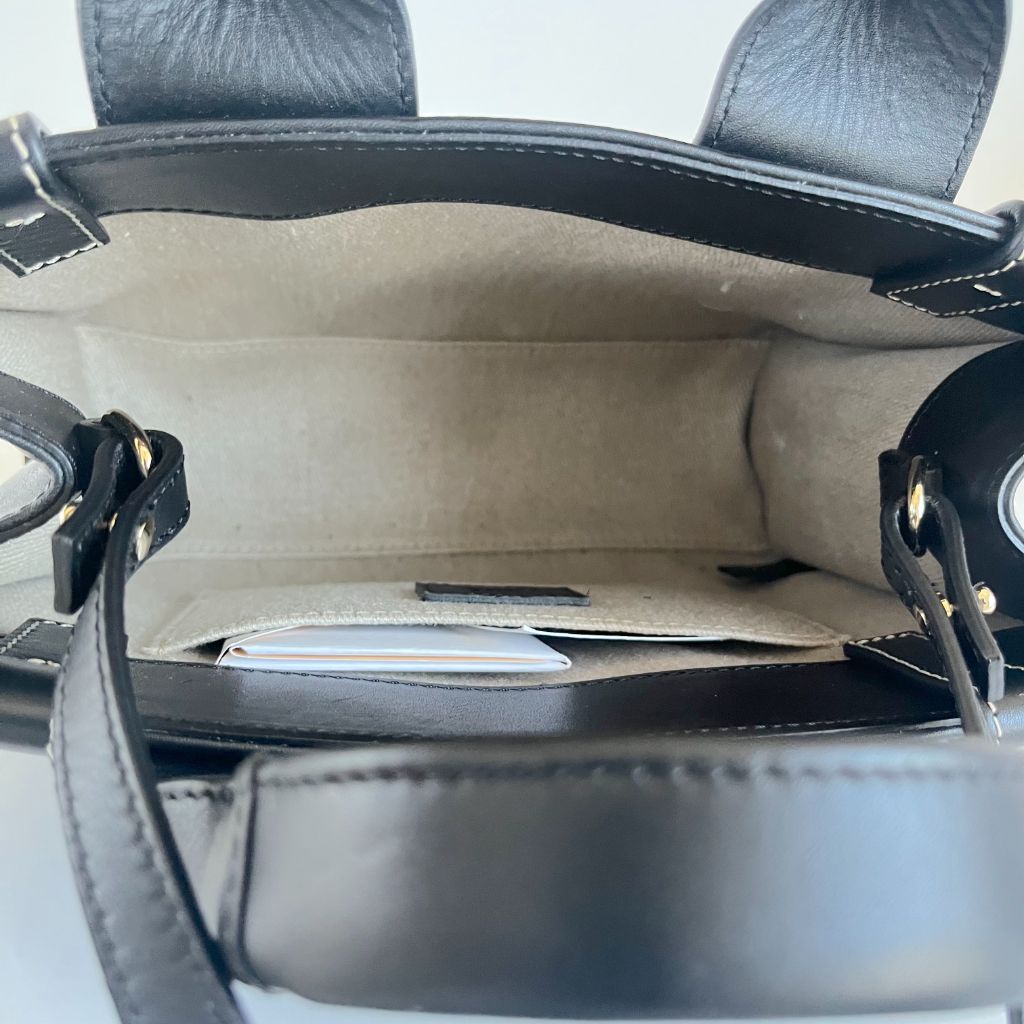 Chloè Small Woody Tote Bag in Black