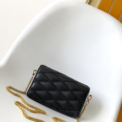 LOUIS VUITTON WALLET ON CHAIN GO 14 BLACK M13139