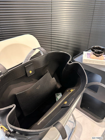 Celine Fashion Classic Tote Bag Black 33x30cm