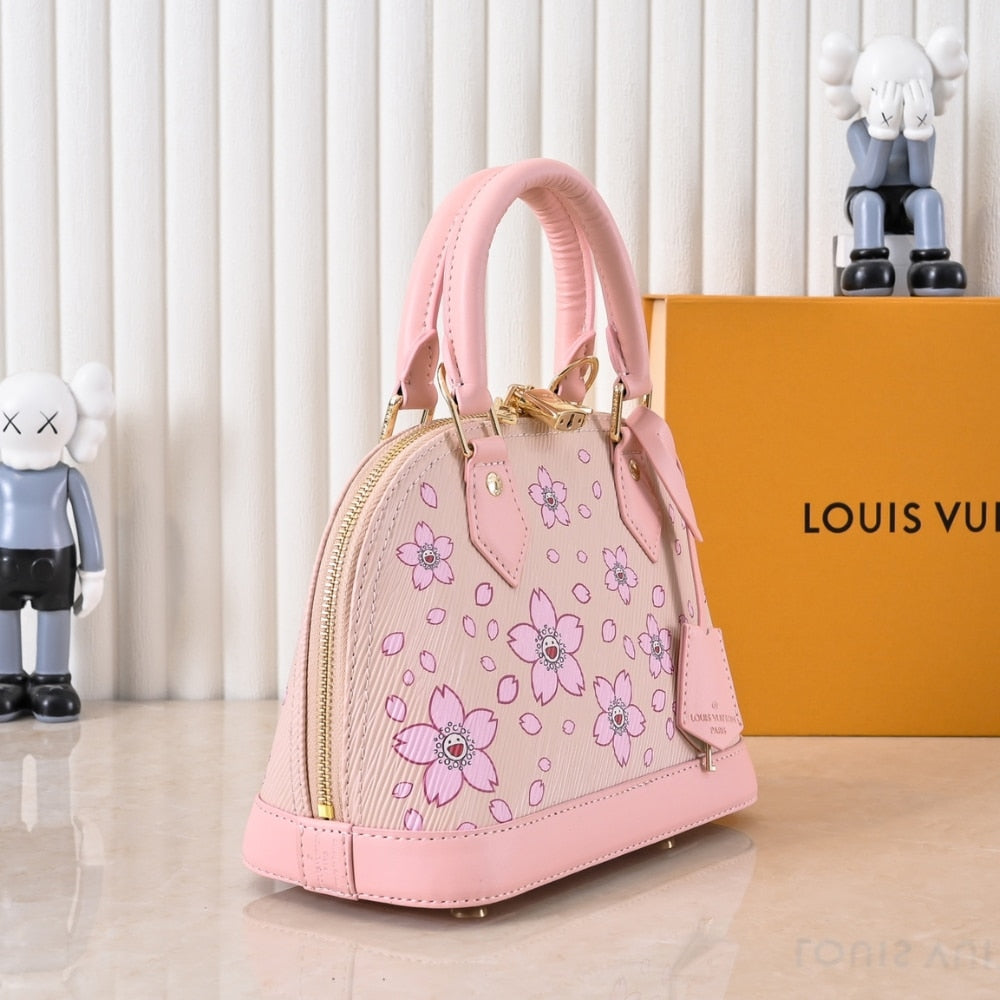 LOUIS VUITTON X TAKASHI MURAKAMI ALMA BB PINK 25CM M13104