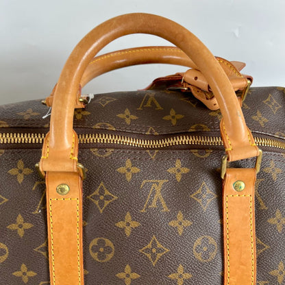Louis Vuitton monogram Keepall Bandouliere 55” bag