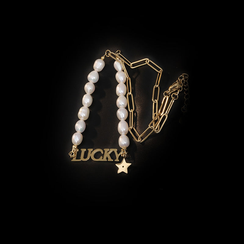 Fashion LUCKY Pearl Necklace