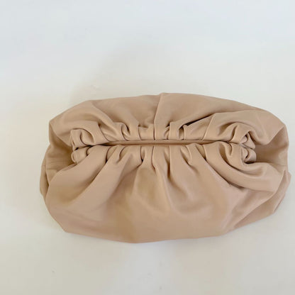 Bottega Veneta Tan Leather The Pouch Clutch