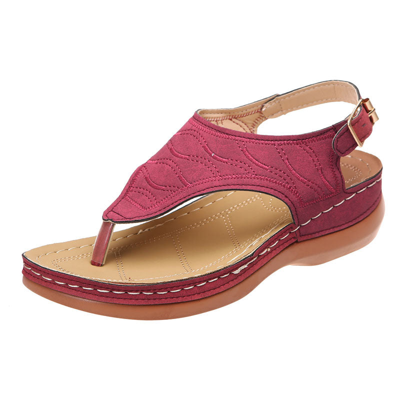 roman wind a buckle with female sandals