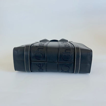 Chloè Small Woody Tote Bag in Black