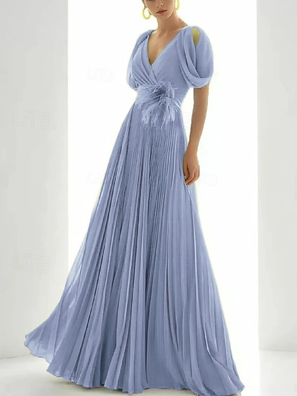 A-line Elegant Dress for Beach Wedding