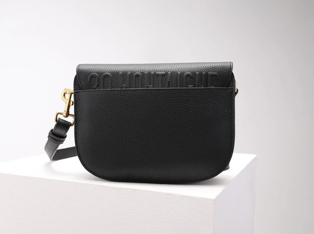 Dior Medium Bobby Bag Black M9319 size 22x6x17 cm