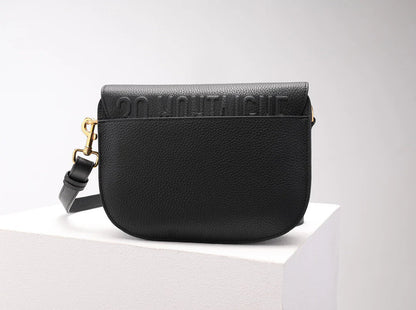 Dior Medium Bobby Bag Black M9319 size 22x6x17 cm