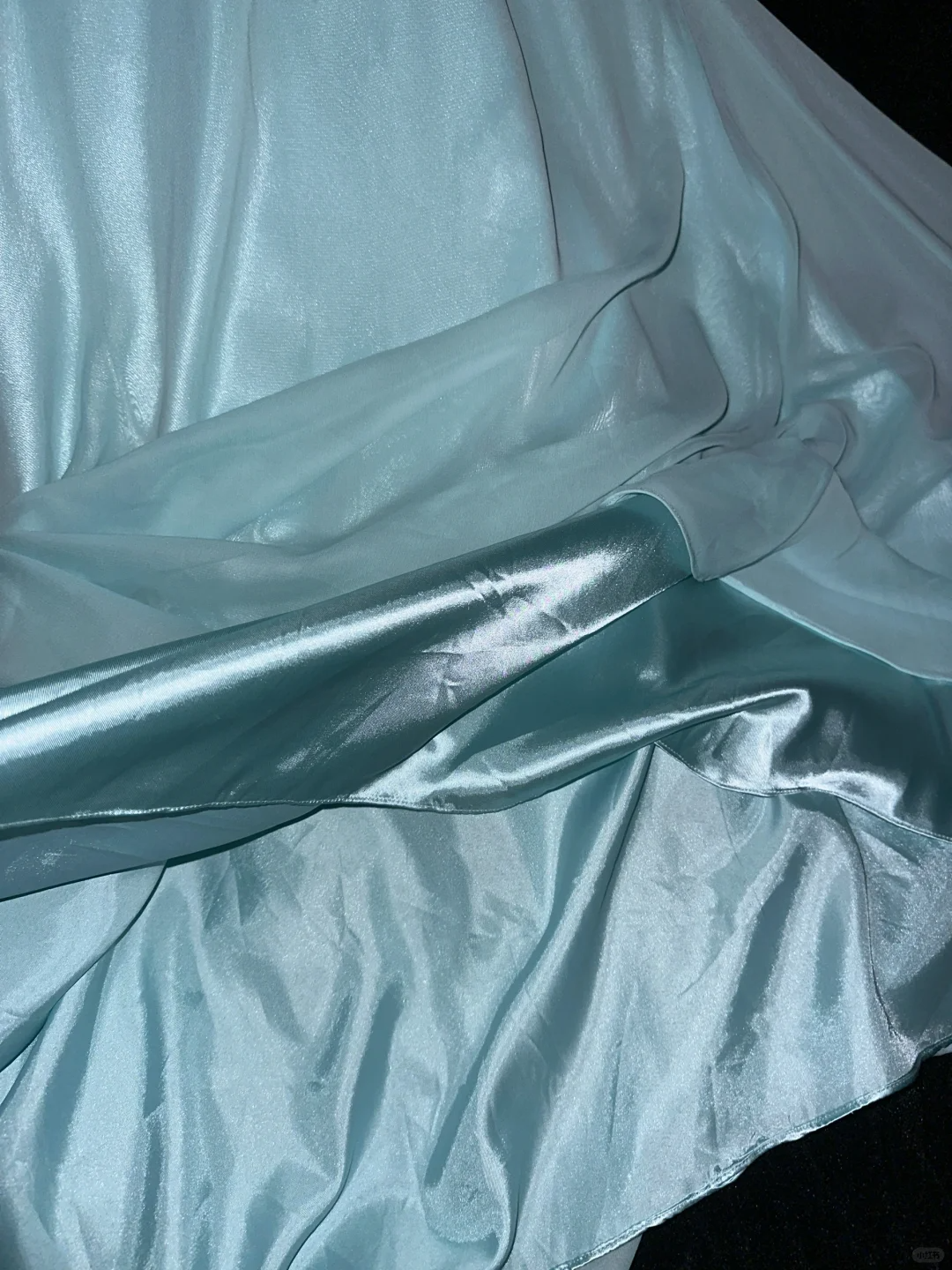 Blue Mermaid V Neck Beaded Chiffon Satin Long Prom Dress Party Dress SH3070