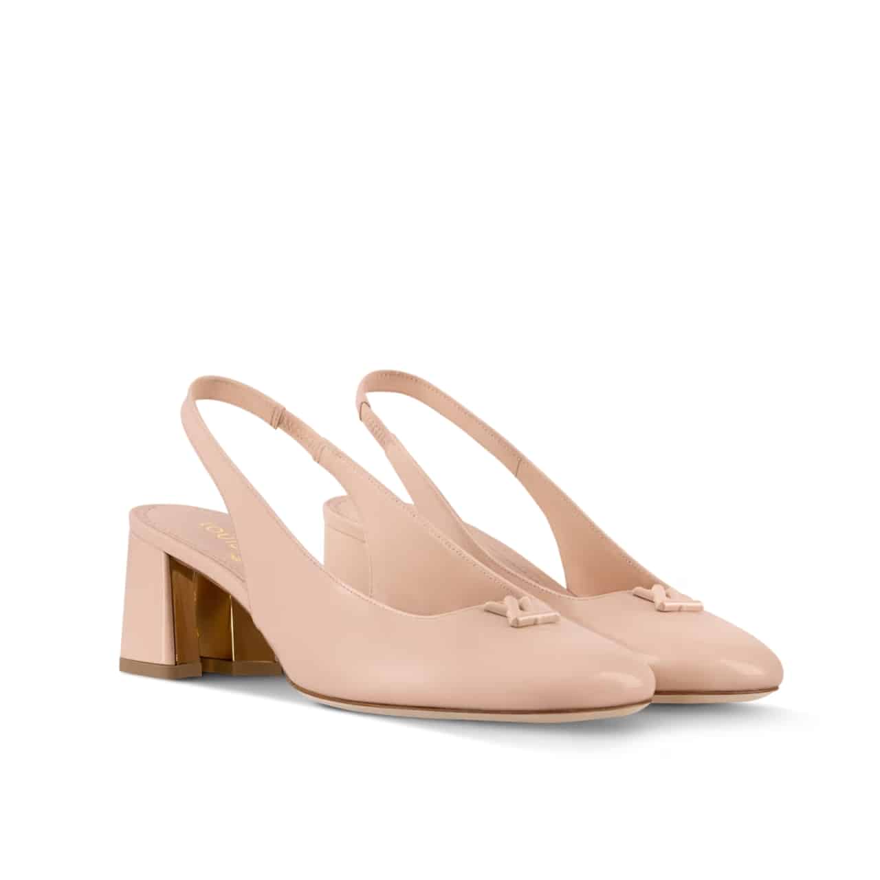 LOUIS VUITTON SWING SLINGBACK PUMP NUDE 1AGUFB