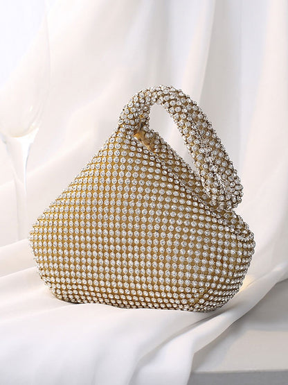 Handmade Rhinestone Clutch Party Bag