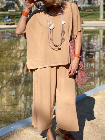 Comfortable Vacation Cotton Linen Women's Suits