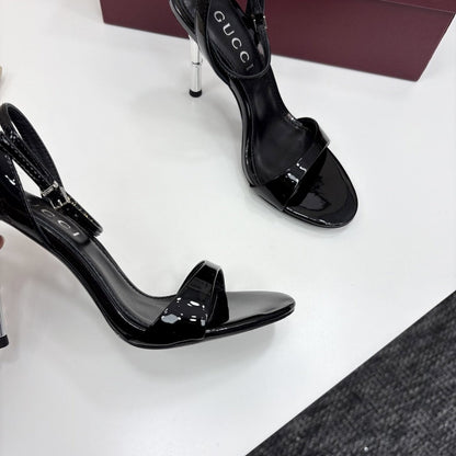 GUCCI WOMEN SLINGBACK SANDAL BLACK 812999 BNC00 1000