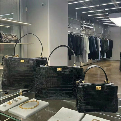 BALENCIAGA Rodeo leather tote