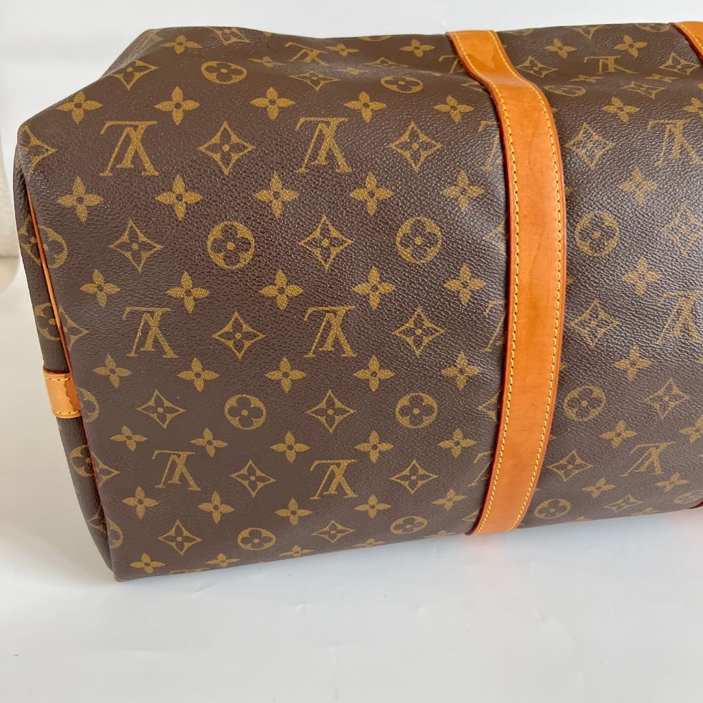 Louis Vuitton monogram Keepall Bandouliere 55” bag