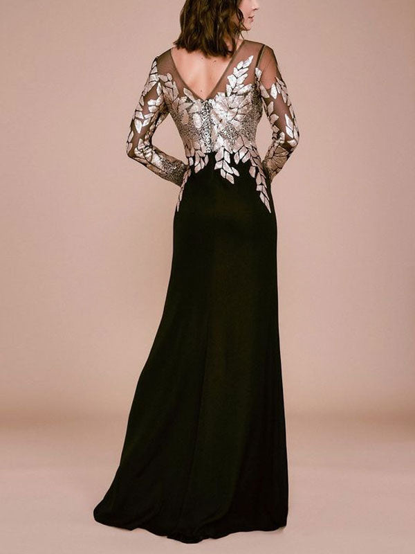 Sexy sequin lace women's dress