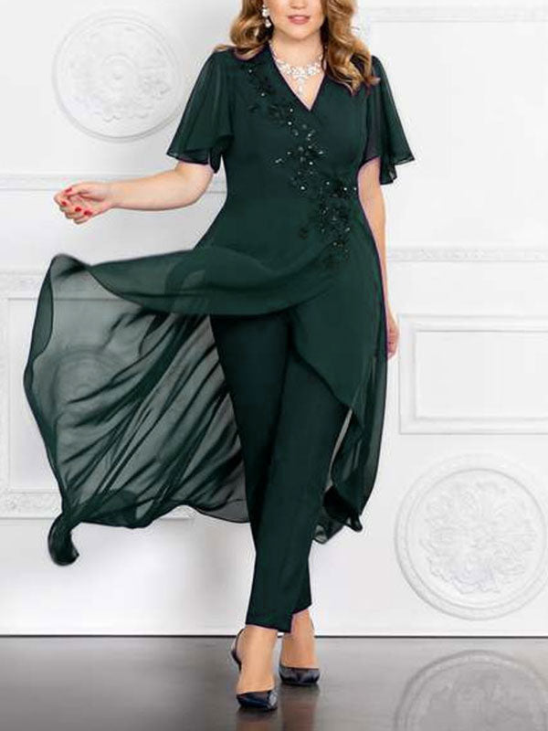 Elegant and simple temperament ladies suit