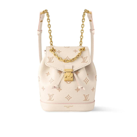 LOUIS VUITTON NANO NOÉ BACKPACK BICOLOR EDEN 19CM M13656